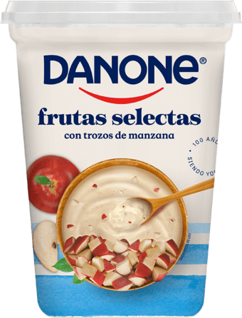 Familiar con trozos de manzana