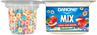 Yogurt de manzana con frutiaros